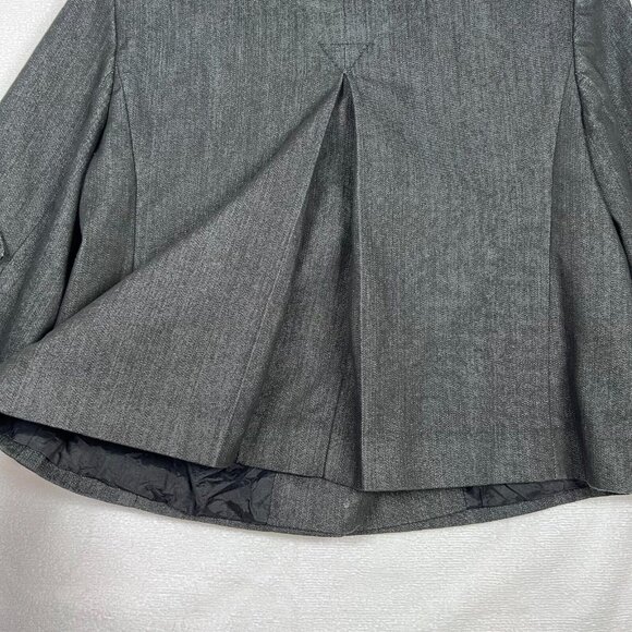 Ann Taylor Loft Petites Charcoal Double Breasted Career Blazer Jacket Sz 6P - Picture 5 of 16